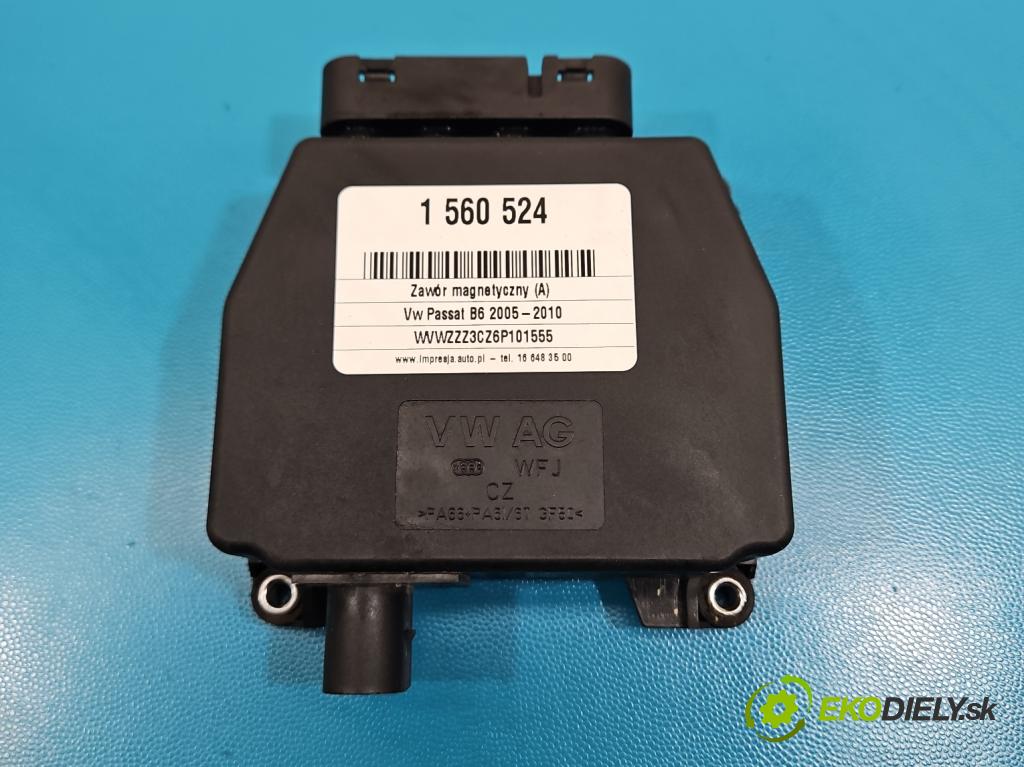 Vw Passat B6 2005-2010 1.9 tdi 105 HP manual 77 kW 1896 cm3 4- ventil magnetické: 3C0906625 (Ventil ostatné)