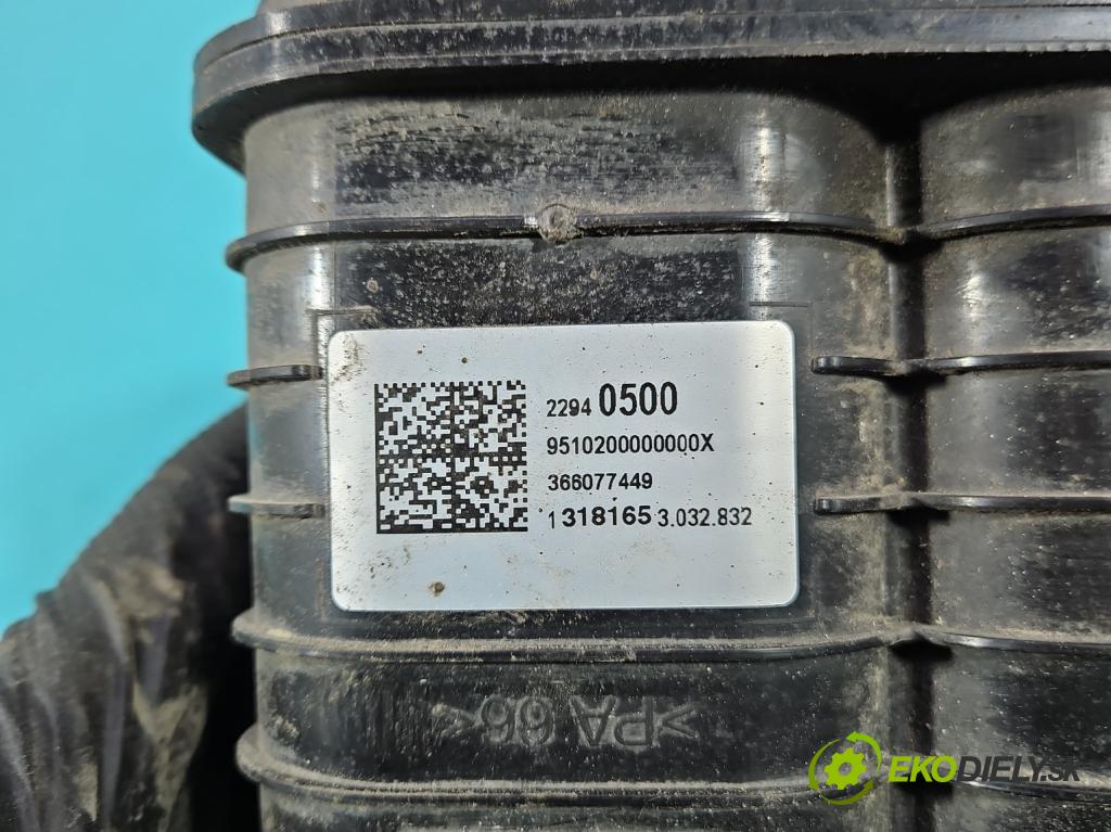 Opel Insignia B 2017-2022 2.0 T 260 hp automatic 191 kW 1998 cm3 5- Filtr: uhlík: 22940500