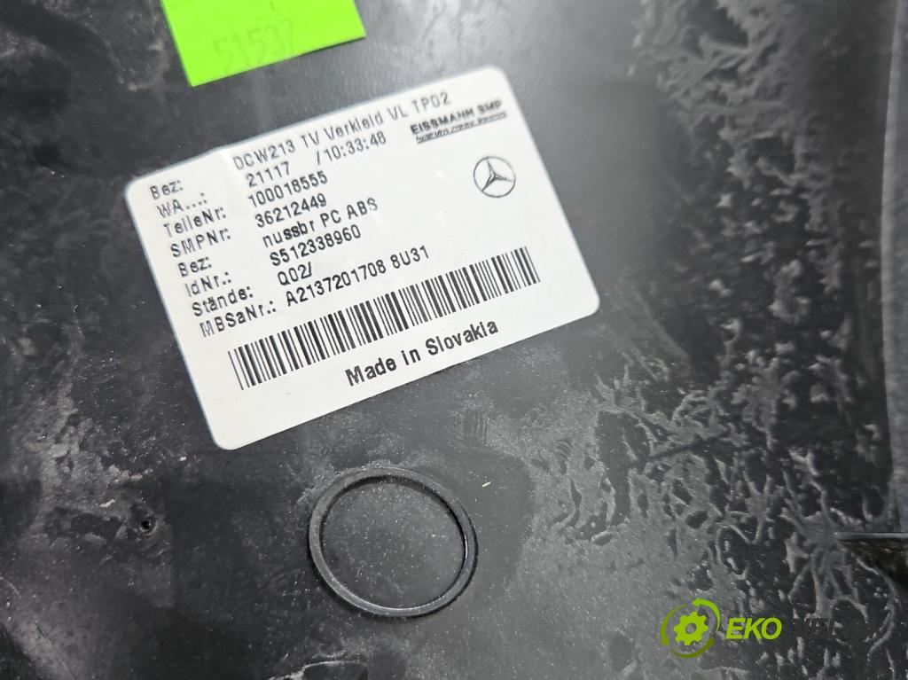 Mercedes E W213 2016-2023 2.0 CDI 194KM automatic 143 kW 1950 cm3 4- Tapacír: dveře přední levé A2137201708