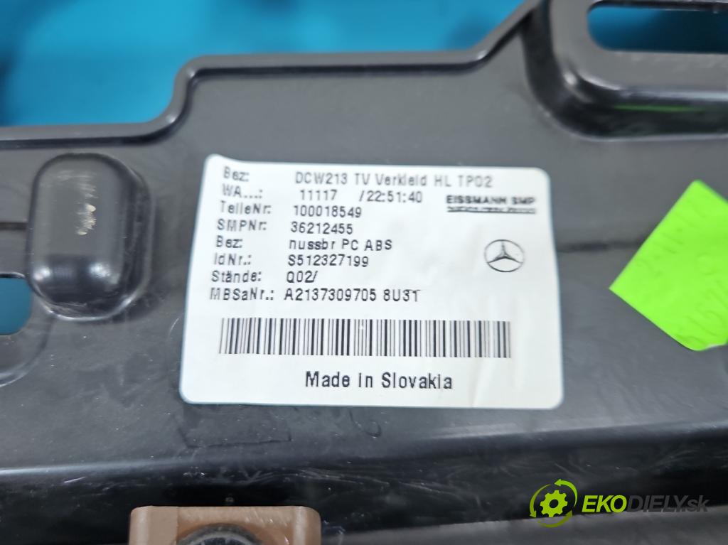 Mercedes E W213 2016-2023 2.0 CDI 194KM automatic 143 kW 1950 cm3 4- Tapacír: dveře zadní levé A2137601700