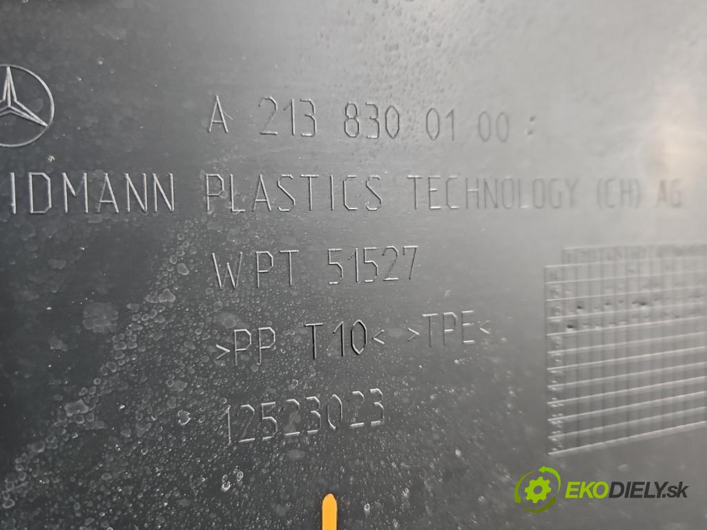 Mercedes E W213 2016-2023 2.0 CDI 194KM automatic 143 kW 1950 cm3 4- kryt plastová A2138300100