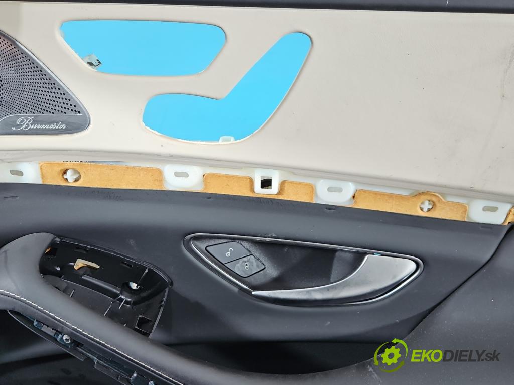 Mercedes S W222 2013-2020 3.0 cdi (656929) 340KM automatic 250 kW 2925 cm3 4- Tapacír: dveře přední pravé A2227600261