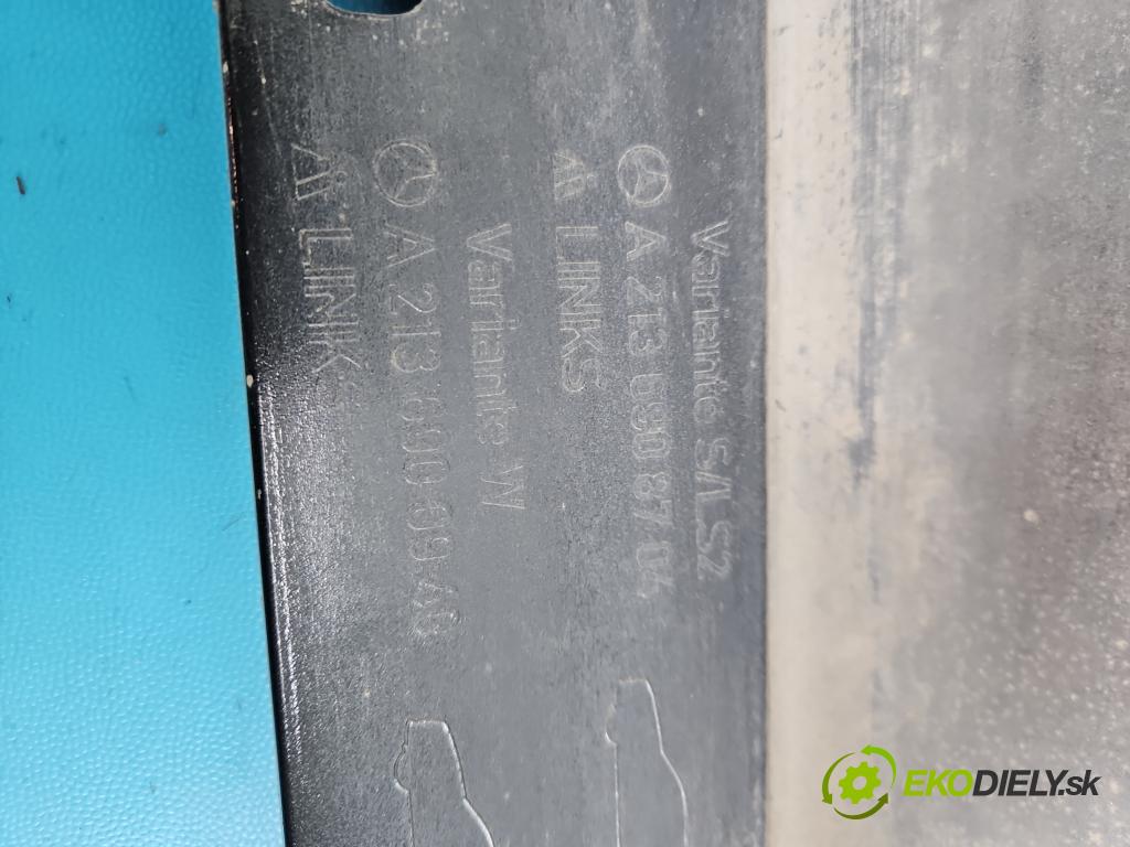 Mercedes E W213 2016-2023 2.0 CDI 194KM: automatic 143 kW 1950 cm3 4- lišta práh: ľavé A2136905704 (Lišta prahová)