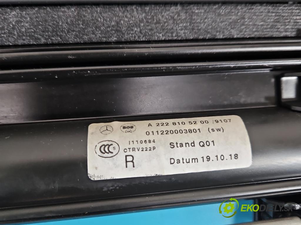 Mercedes S W222 2013-2020 3.0 cdi 656929 340KM automatic 250 kW 2925 cm3 4- roleta A2228105200 (Roleta zavazadlového prostoru)