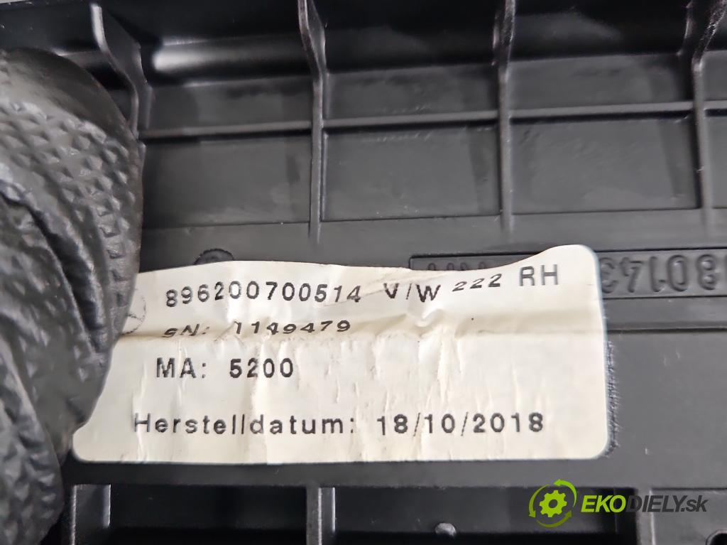 Mercedes S W222 2013-2020 3.0 cdi 656929 340KM automatic 250 kW 2925 cm3 4- roleta A2228105200 (Roleta zavazadlového prostoru)