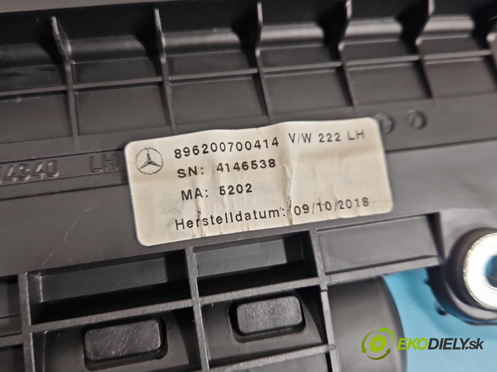 Mercedes S W222 2013-2020 3.0 cdi 656929 340KM automatic 250 kW 2925 cm3 4- roleta A2228105100 (Roleta zavazadlového prostoru)