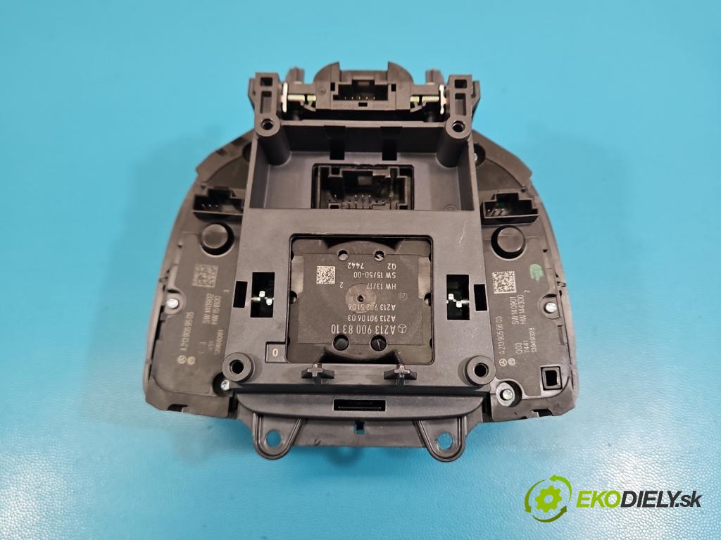 Mercedes E W213 2016-2023 2.0 CDI 194KM: automatic 143 kW 1950 cm3 4- prepínač rádio: navigácie A2139008109