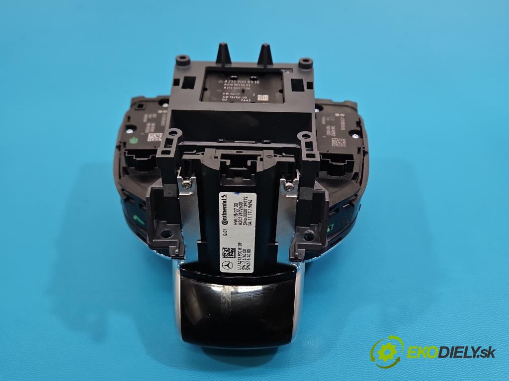 Mercedes E W213 2016-2023 2.0 CDI 194KM: automatic 143 kW 1950 cm3 4- prepínač rádio: navigácie A2139008109