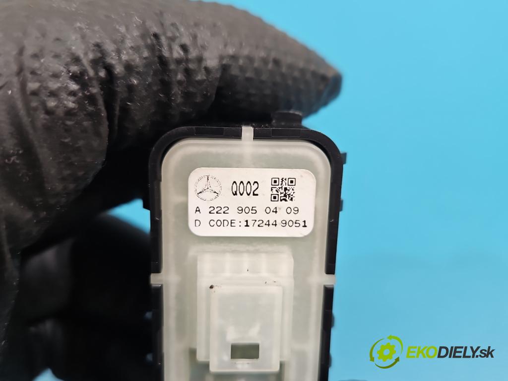 Mercedes E W213 2016-2023 2.0 CDI 194KM: automatic 143 kW 1950 cm3 4- prepínač ostatné A2229050409