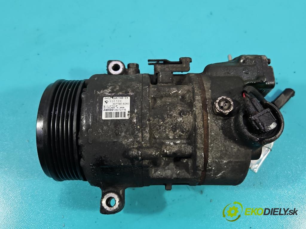 Bmw 1 E87 2004-2011 2.0d 150 hp manual 110 kW 1995 cm3 5- Kompresor: klíma 6987766 (Kompresor klimatizace)