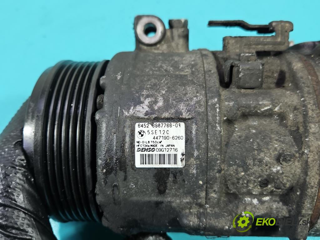 Bmw 1 E87 2004-2011 2.0d 150 hp manual 110 kW 1995 cm3 5- Kompresor: klíma 6987766 (Kompresor klimatizace)