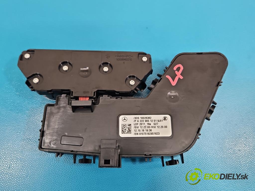 Mercedes S W222 2013-2020 3.0 cdi (656929) 340KM: automatic 250 kW 2925 cm3 4- prepínač ostatné A2229051251