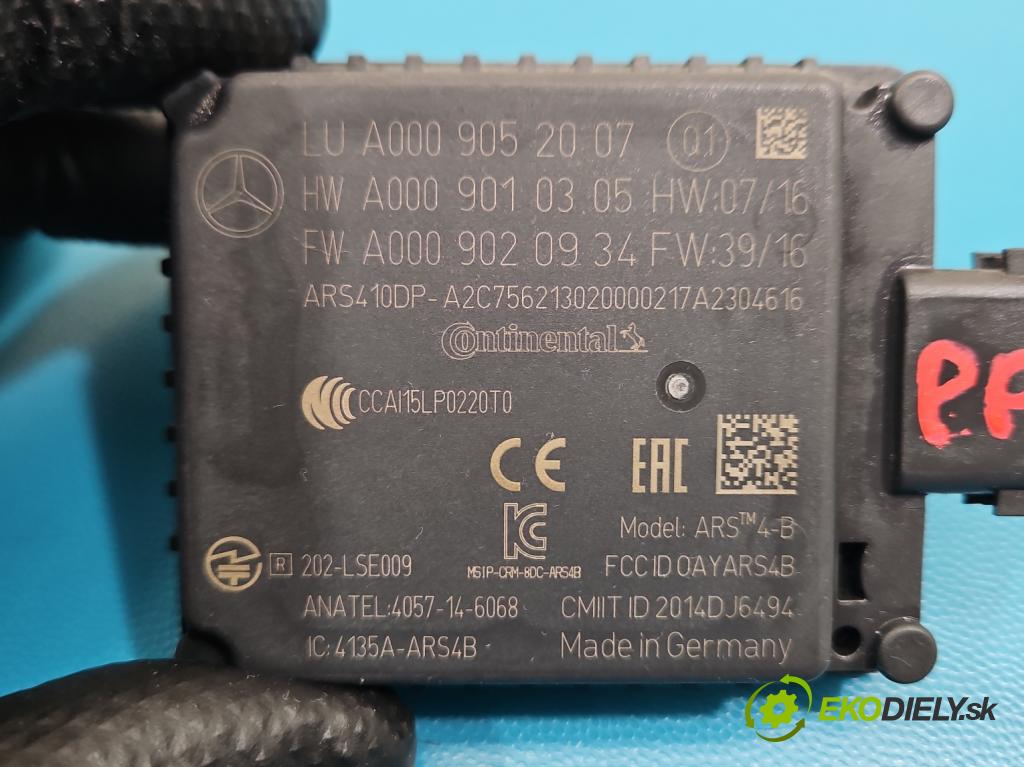 Mercedes E W213 2016-2023 2.0 CDI 194KM: automatic 143 kW 1950 cm3 4- riadiaca jednotka ostatné A0009052007