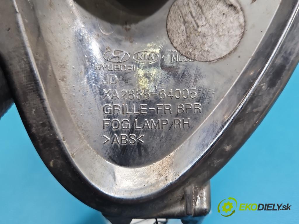 Kia Ceed II 2012-2018 1.6 crdi 128 HP manual 94 kW 1582 cm3 5- blenda mriežka: nárazník pravé XA2865-64005