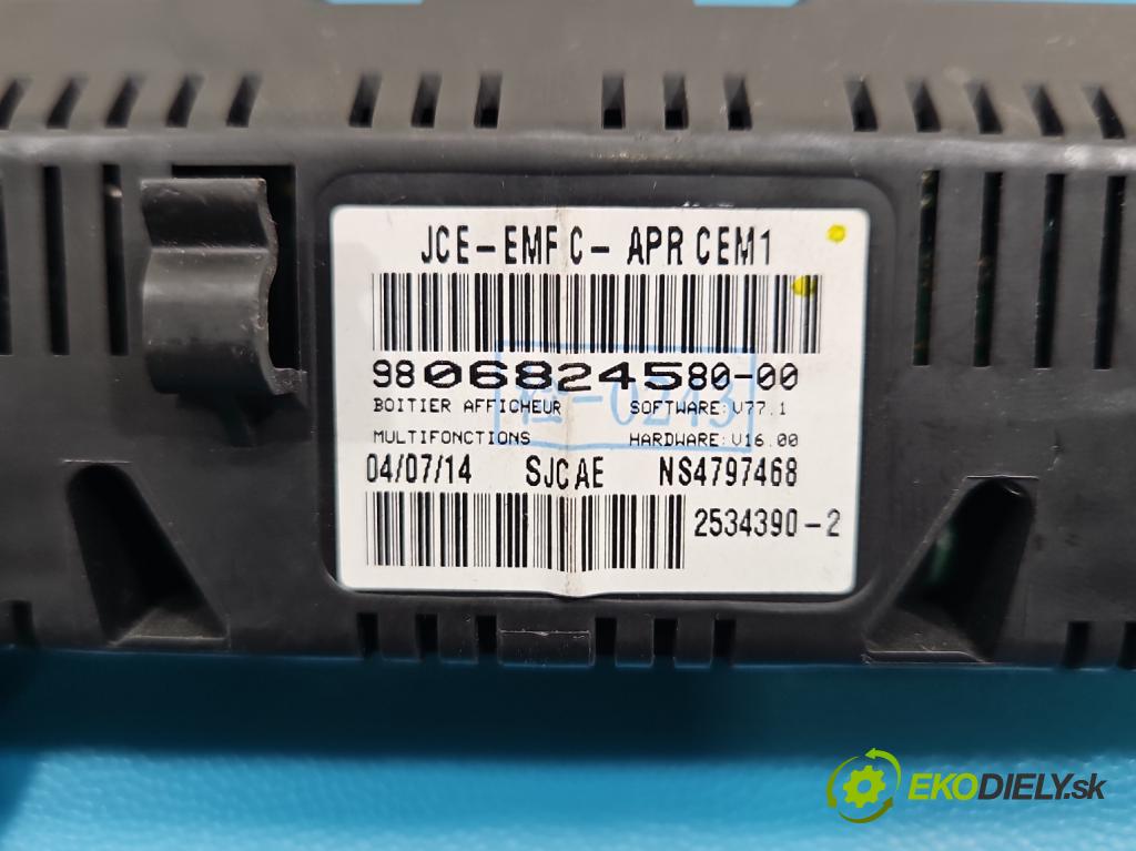 Peugeot 407 2.0 hdi 136 HP manual 100 kW 1997 cm3 4- Zobrazit: 98068245800 (Prístrojová doska)