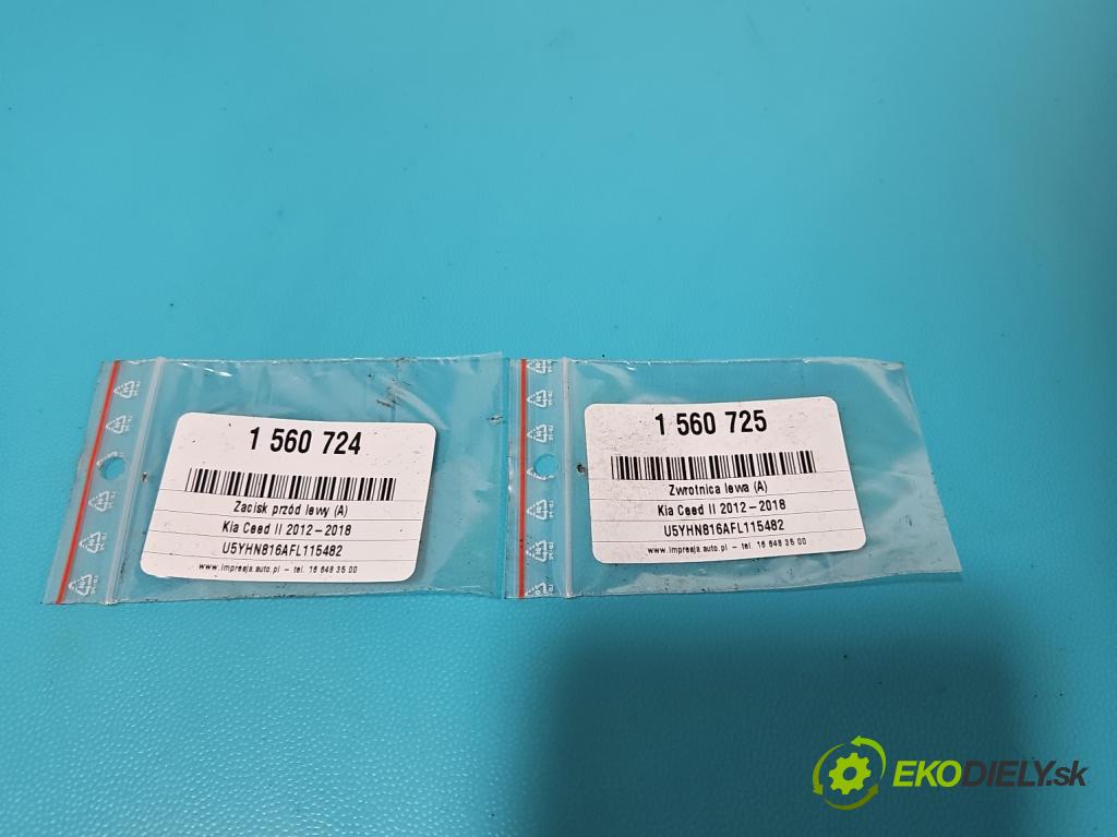 Kia Ceed II 2012-2018 1.6 crdi 128 HP manual 94 kW 1582 cm3 5- brzdič predné ľavý  (Kľučka dverí ostatné)