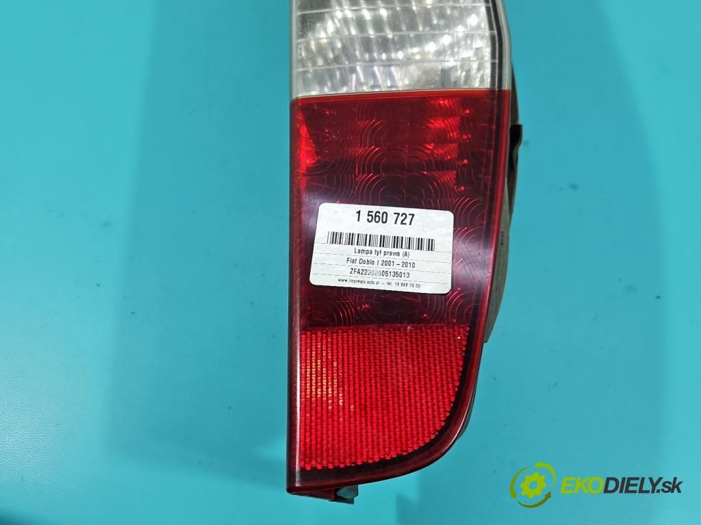 Fiat Doblo I 2001-2010 1.9 jtd 101 hp manual 74 kW 1910 cm3 5- světlo zadní pravé  (Klika dveří ostatní)