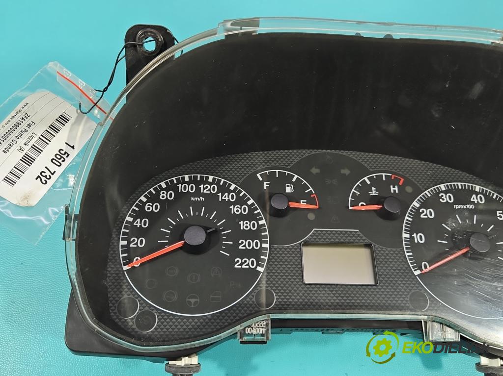 Fiat Punto Grande 1.4 8V 77 hp manual 57 kW 1368 cm3 5- Přístrojová deska 51701537 (Přístrojová deska)