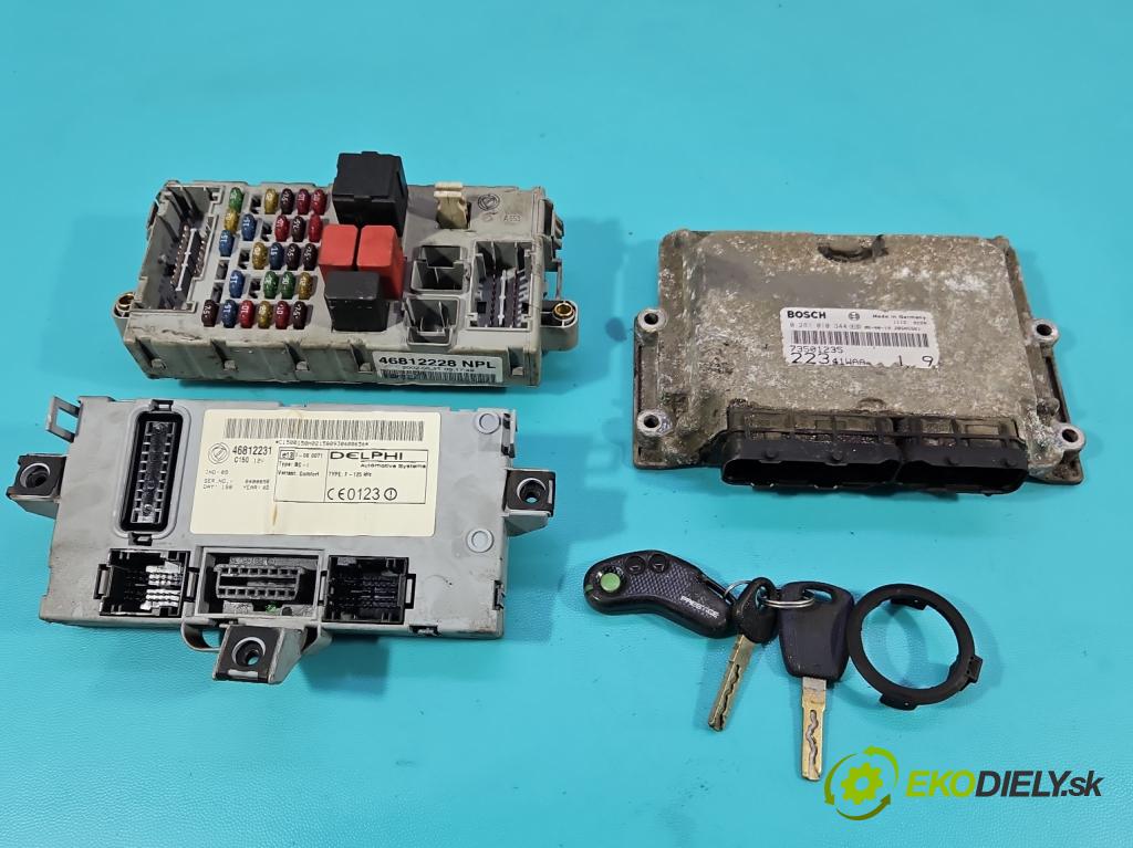 Fiat Doblo I 2001-2010 1.9 jtd 101 HP manual 74 kW 1910 cm3 5- riadiaca jednotka motora 0281010344