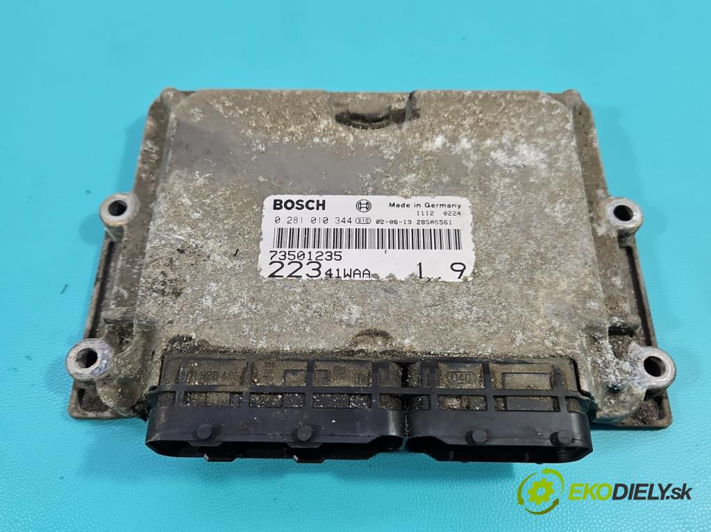 Fiat Doblo I 2001-2010 1.9 jtd 101 HP manual 74 kW 1910 cm3 5- riadiaca jednotka motora 0281010344