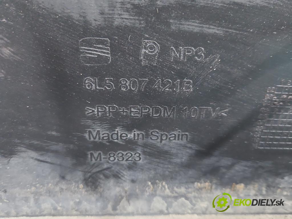 Seat Cordoba II 6L 2002-2008 1.9 sdi 64 HP manual 47 kW 1896 cm3 4- nárazník zadné 6L5807421B (Kľučka dverí ostatné)