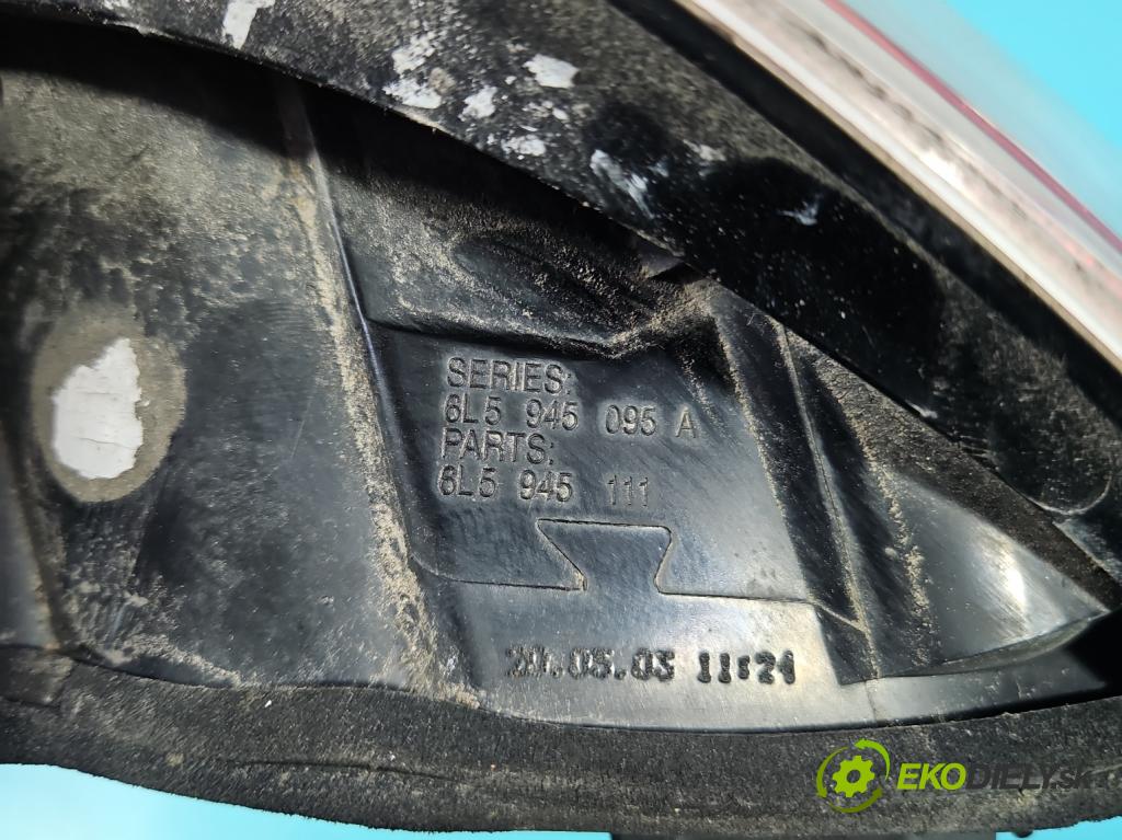 Seat Cordoba II 6L 2002-2008 1.9 sdi 64 HP manual 47 kW 1896 cm3 4- svetlo / reflektor zadné ľavé 6L5945095A (Kľučka dverí ostatné)