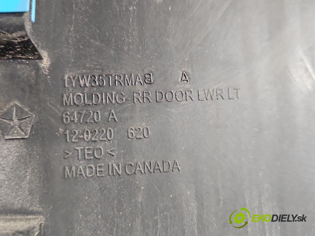 Jeep Cherokee KL 2013-2023 2.0 multijet 140 hp manual 103 kW 1956 cm3 5- lišta dveře zadní levé 64720A