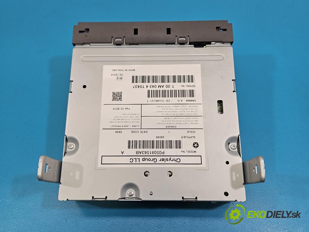 Jeep Cherokee KL 2013-2023 2.0 multijet: 140 HP manual 103 kW 1956 cm3 5- Menič: cd P05091563AB (CD menič)