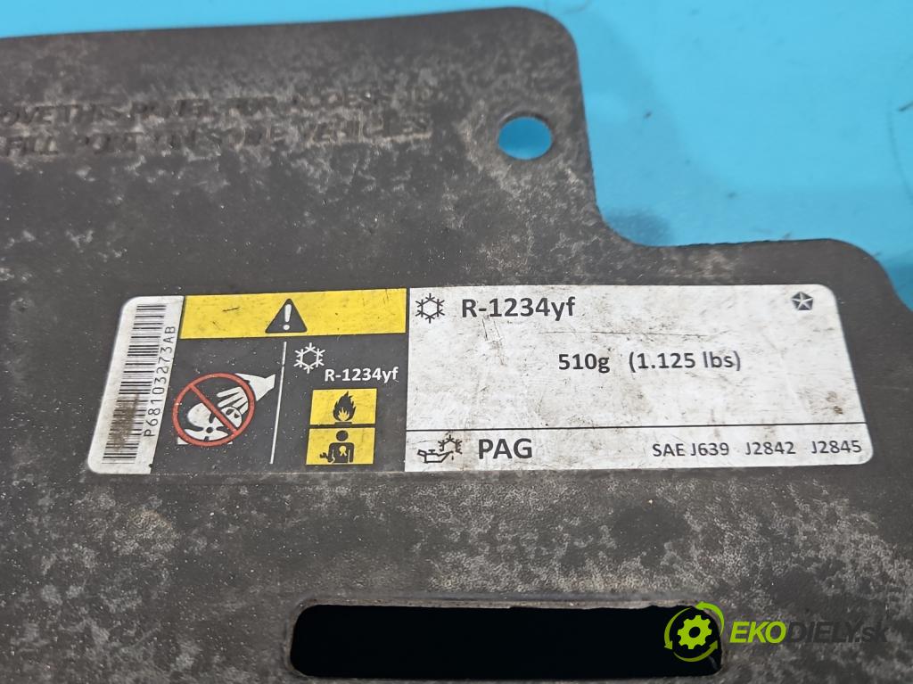 Jeep Cherokee KL 2013-2023 2.0 multijet: 140 HP manual 103 kW 1956 cm3 5- kryt plast 68214183AC