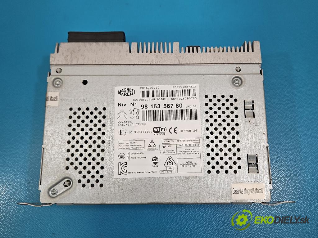 DS 4 2015-2020 2.0 hdi 181KM automatic 133 kW 1997 cm3 5- Radio originál 9815356780