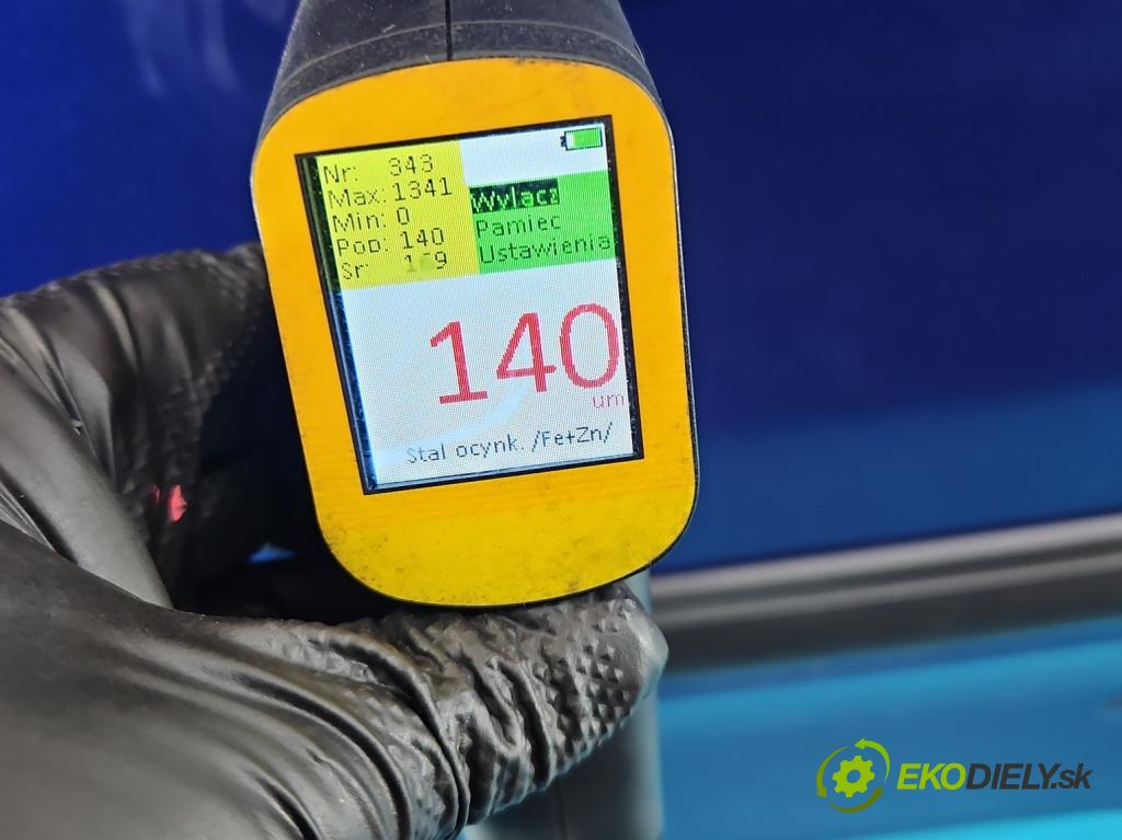 Fiat Punto Grande 1.4 8V 77 HP manual 57 kW 1368 cm3 5- dvere zadné ľavé  (Kľučka dverí ostatné)