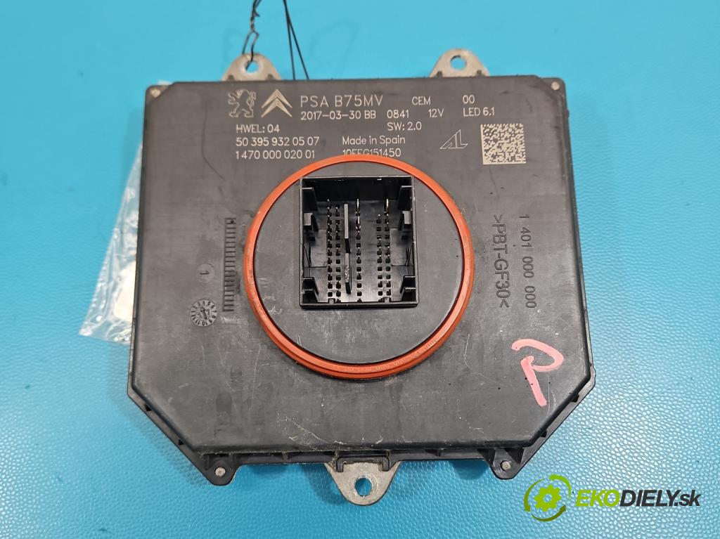 DS 4 2015-2020 2.0 hdi 181KM automatic 133 kW 1997 cm3 5- střídač: xenon 503959320507 (Riadiaca jednotka xenónu)