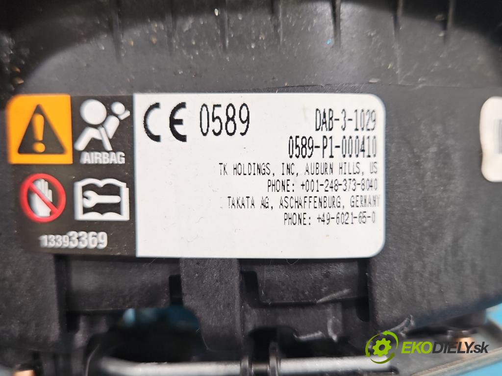 Jeep Cherokee KL 2013-2023 2.0 multijet: 140 HP manual 103 kW 1956 cm3 5- airbag vzduch: Řidiči: 0589-P1-000410 (Airbag)