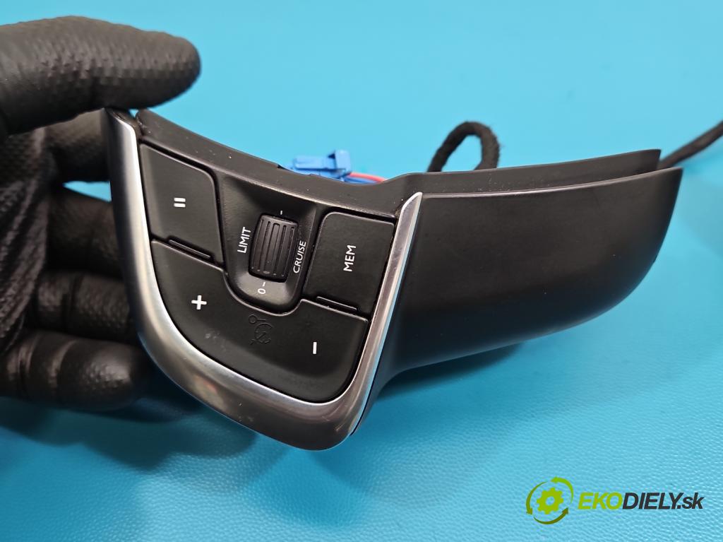 DS 4 2015-2020 2.0 hdi 181KM automatic 133 kW 1997 cm3 5- prepínač multifunkční: řízení: 98094657ZD (Prepínacie páčky pod volantom)