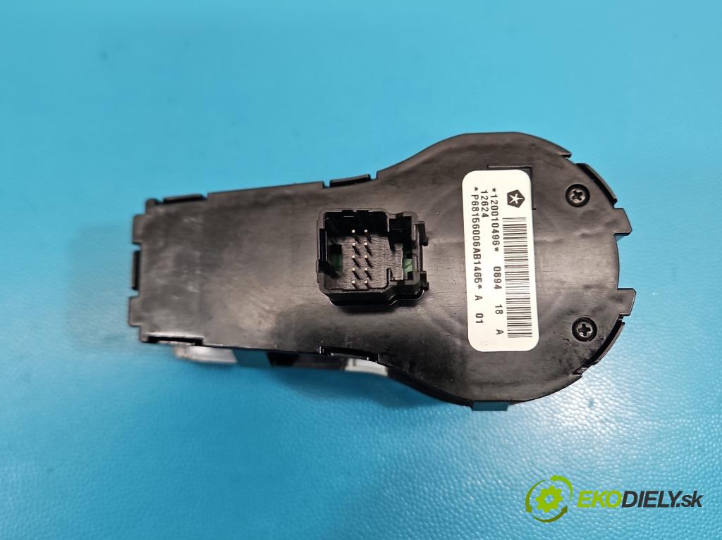 Jeep Cherokee KL 2013-2023 2.0 multijet: 140 HP manual 103 kW 1956 cm3 5- prepínač světla: na doska: P68156006AB1465