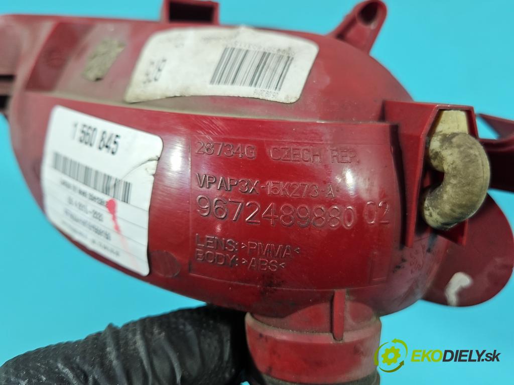 DS 4 2015-2020 2.0 hdi 181KM automatic 133 kW 1997 cm3 5- světlo zadní levé nárazníku 9672489880