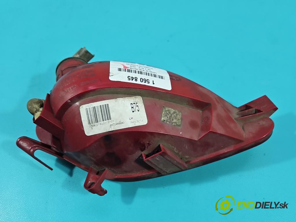 DS 4 2015-2020 2.0 hdi 181KM automatic 133 kW 1997 cm3 5- světlo zadní levé nárazníku 9672489880