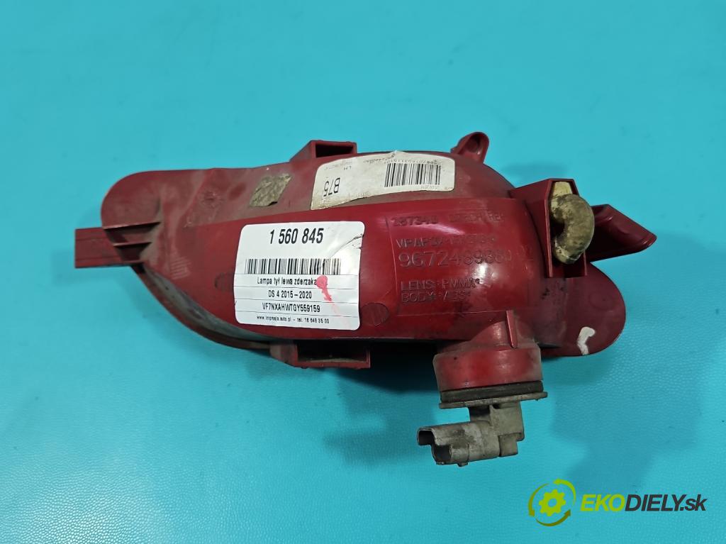 DS 4 2015-2020 2.0 hdi 181KM automatic 133 kW 1997 cm3 5- světlo zadní levé nárazníku 9672489880