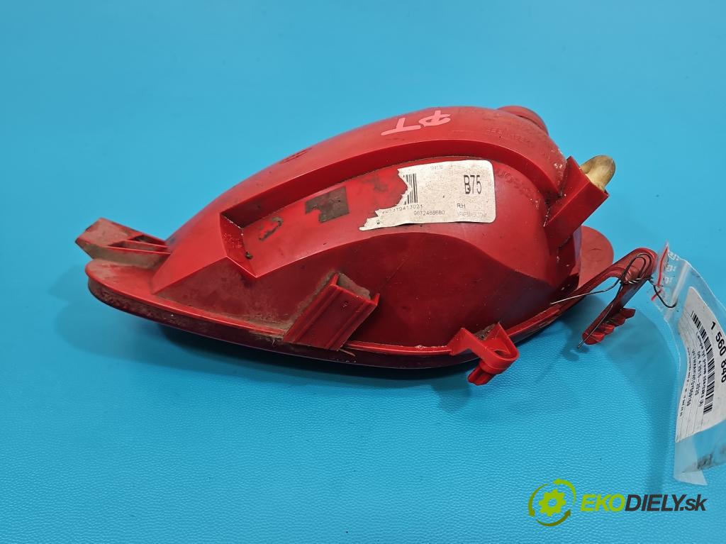 DS 4 2015-2020 2.0 hdi 181KM automatic 133 kW 1997 cm3 5- světlo zadní pravé nárazníku 9672488680