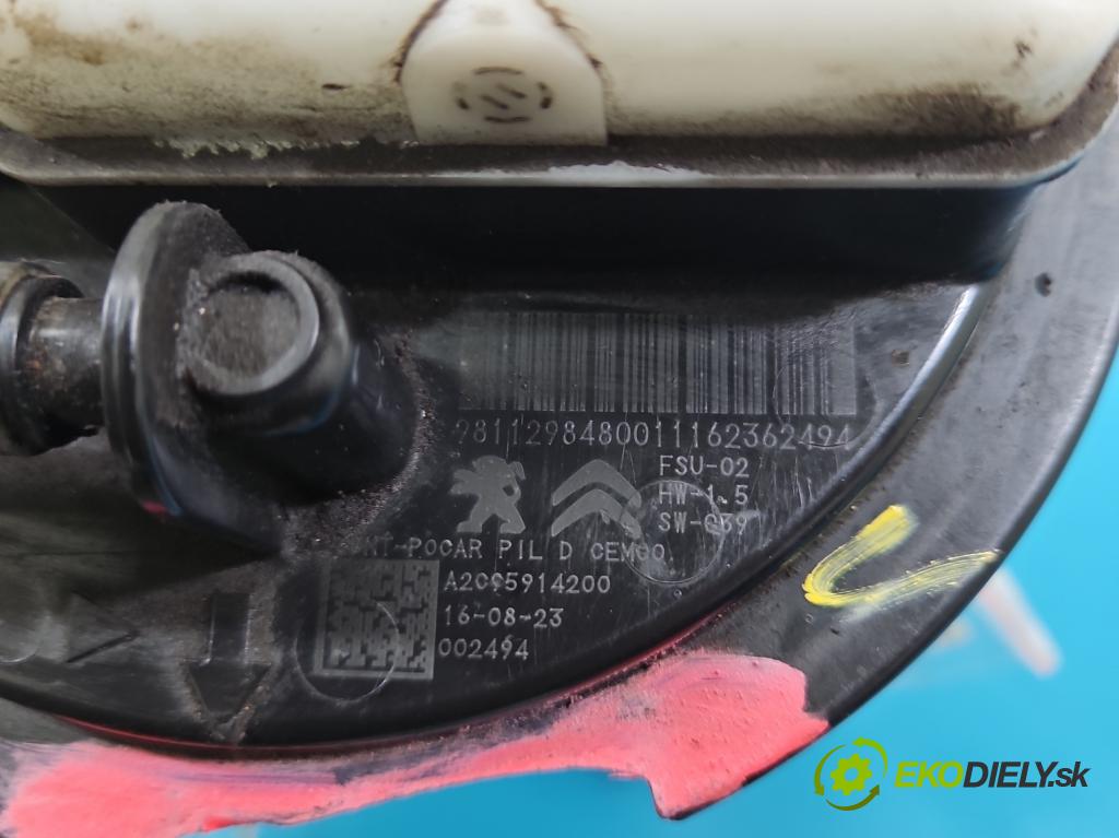 DS 4 2015-2020 2.0 hdi 181KM automatic 133 kW 1997 cm3 5- čerpadlo paliva 9811298480