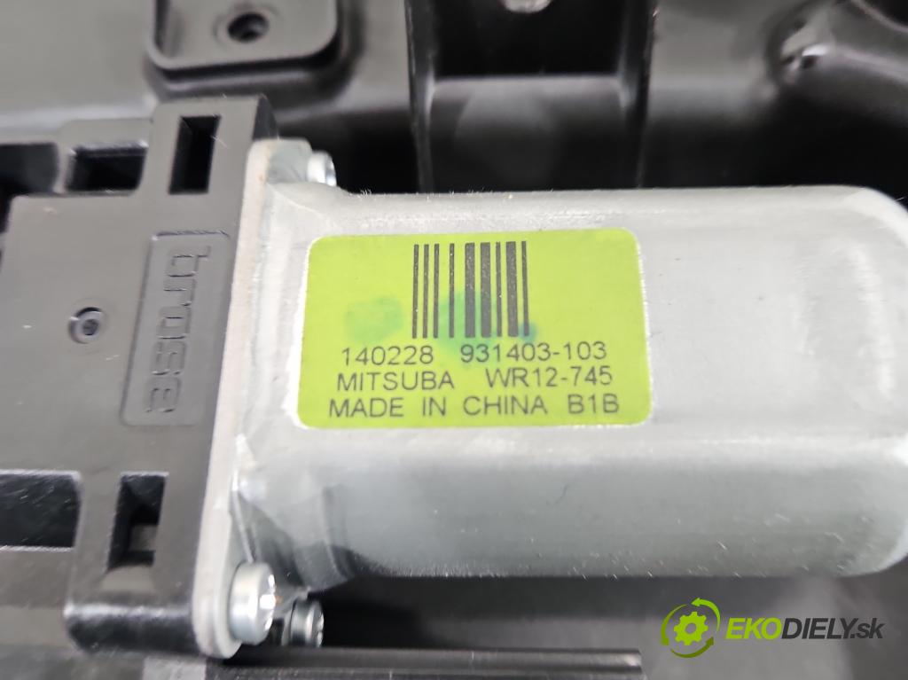 Jeep Cherokee KL 2013-2023 2.0 multijet: 140 HP manual 103 kW 1956 cm3 5- mechanizmus okna zadné pravý 931403-103