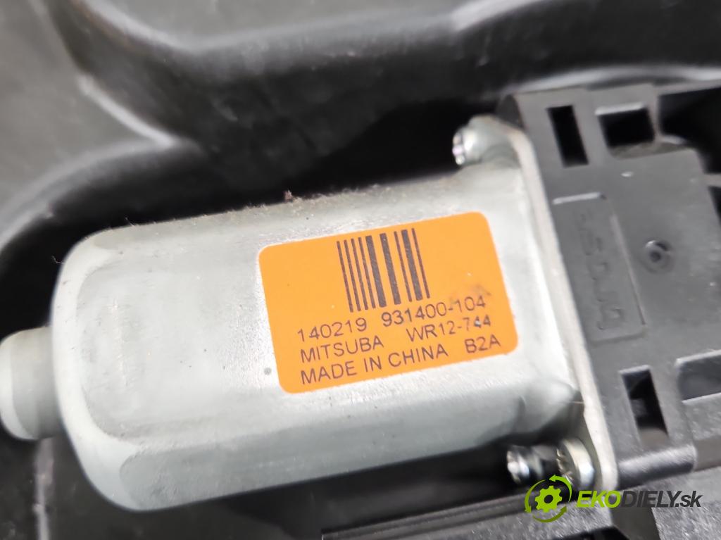 Jeep Cherokee KL 2013-2023 2.0 multijet: 140 HP manual 103 kW 1956 cm3 5- mechanizmus okna predné ľavý 930219