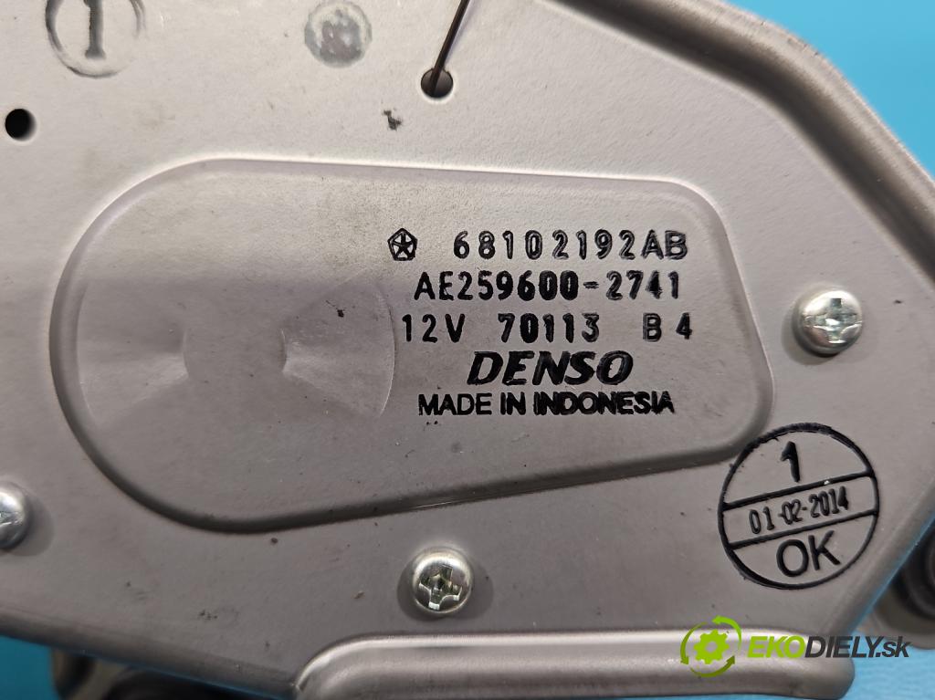 Jeep Cherokee KL 2013-2023 2.0 multijet: 140 HP manual 103 kW 1956 cm3 5- motor stieračov zadné 68102192AB