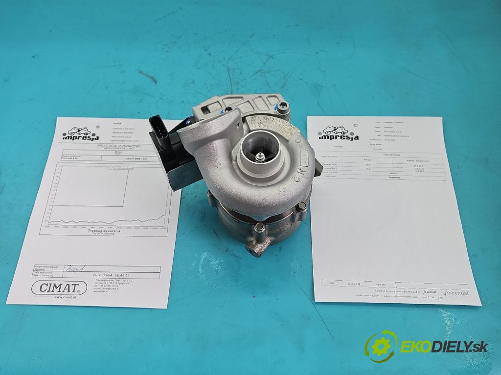 Bmw 1 E87 2004-2011 2.0d 150 HP manual 110 kW 1995 cm3 5- turbodúchadlo, turbo repasovaná 49135-05620
