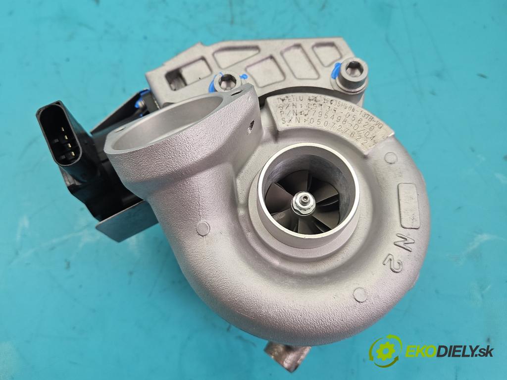 Bmw 1 E87 2004-2011 2.0d 150 HP manual 110 kW 1995 cm3 5- turbodúchadlo, turbo repasovaná 49135-05620