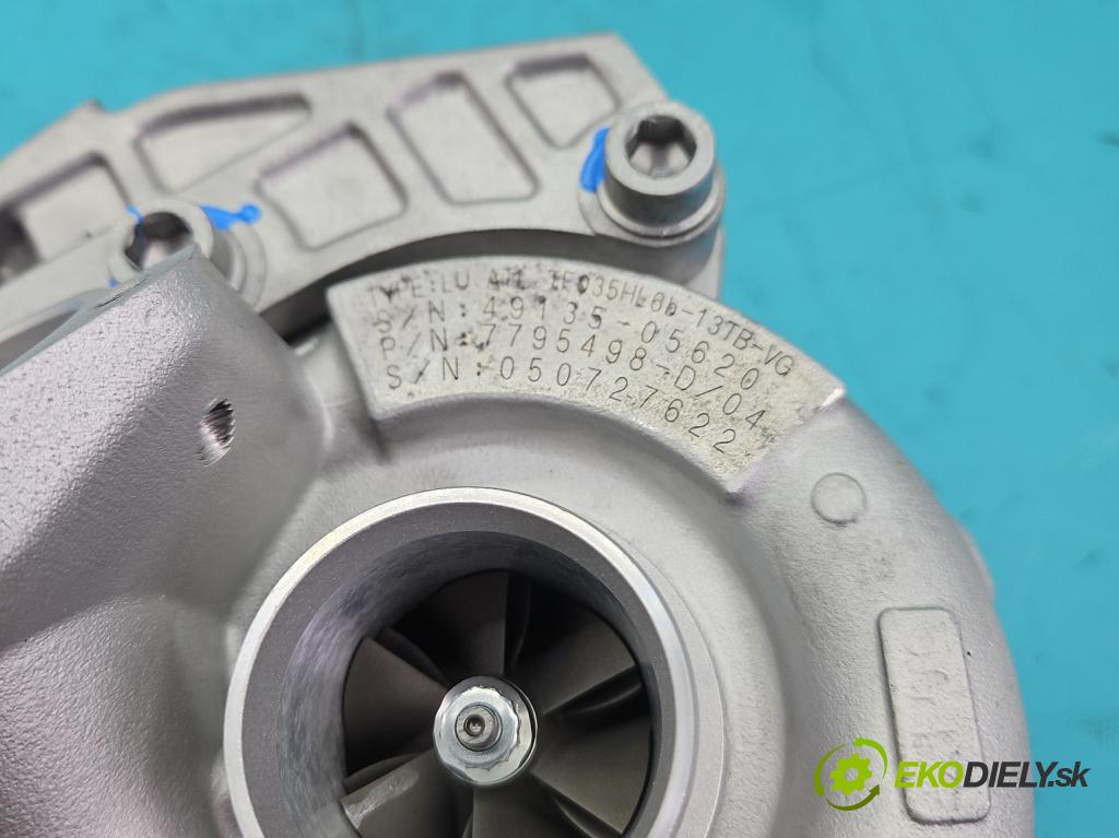 Bmw 1 E87 2004-2011 2.0d 150 HP manual 110 kW 1995 cm3 5- turbodúchadlo, turbo repasovaná 49135-05620