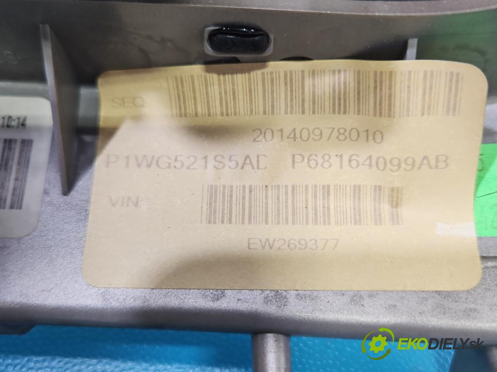 Jeep Cherokee KL 2013-2023 2.0 multijet 140 hp manual 103 kW 1956 cm3 5- Mřížka: topení medián: P68164099AB (Mřížka topení)