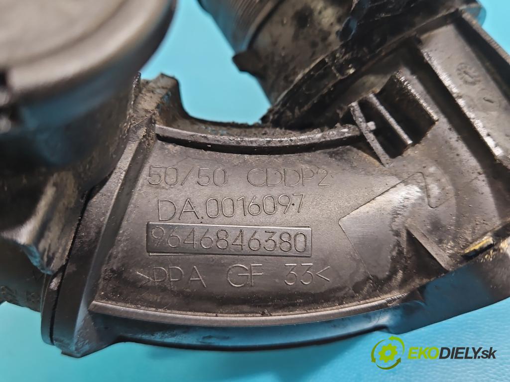 Peugeot 407 2.0 hdi 136 HP manual 100 kW 1997 cm3 4- klapka 9646846380 (Škrtiaca klapka)