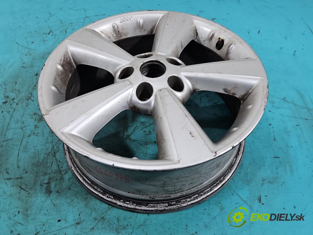 Nissan Qashqai I J10 2006-2013 1.6 16V 114 hp manual 84 kW 1598 cm3 5- Felga hliník 17" komplet