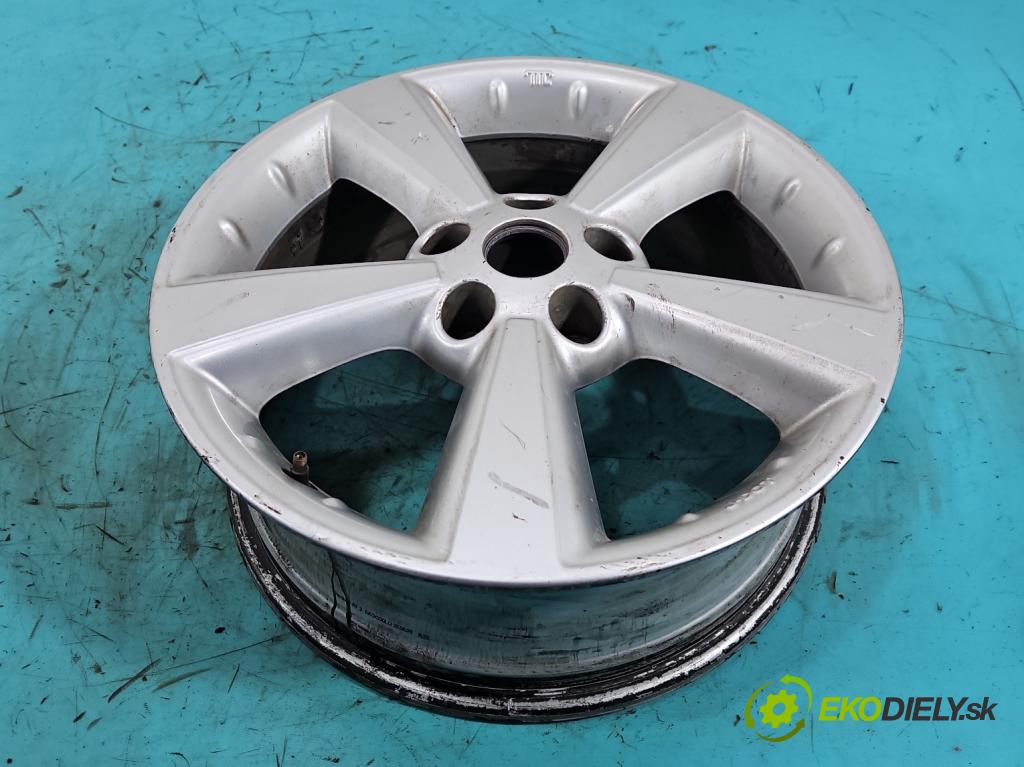 Nissan Qashqai I J10 2006-2013 1.6 16V 114 hp manual 84 kW 1598 cm3 5- Felga hliník 17" komplet